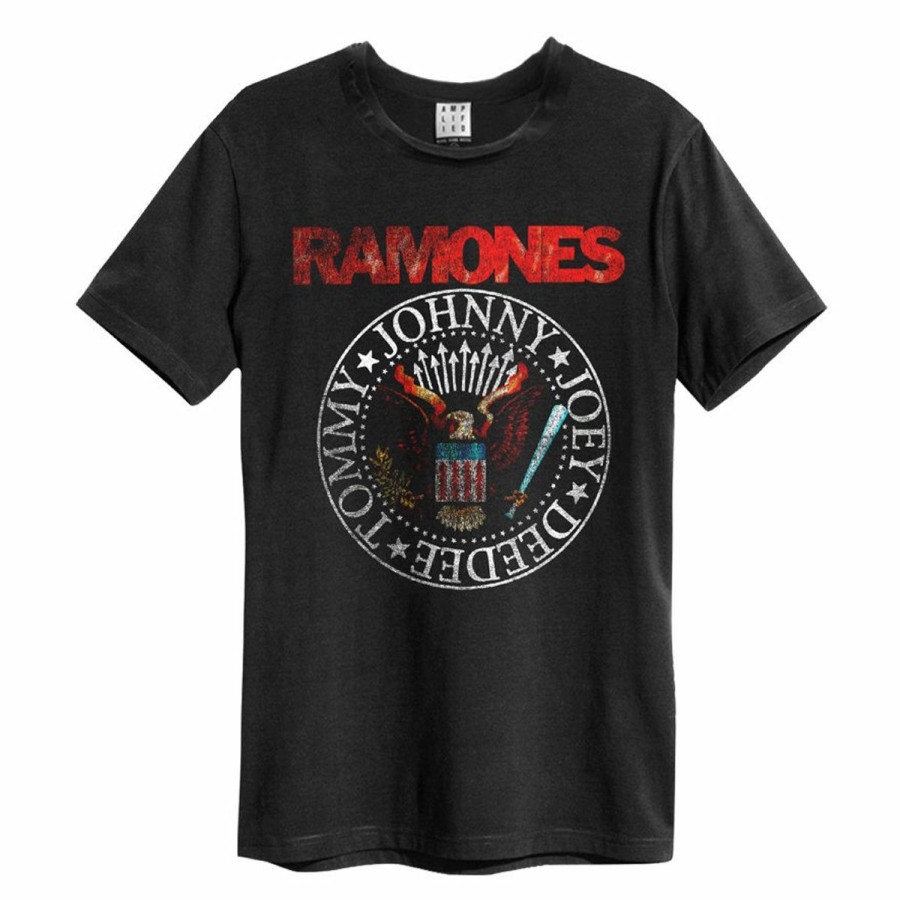 Men'S T-Shirts * | Clearance Sale Ramones T Shirt Vintage Seal