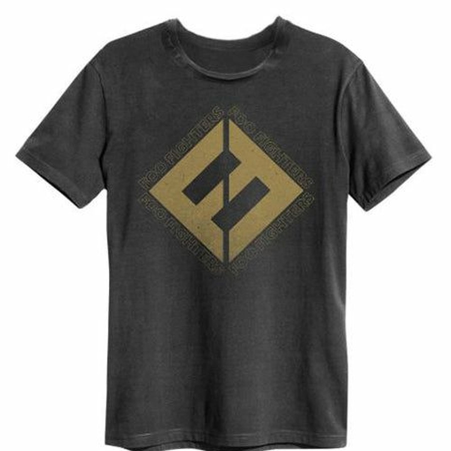 Men'S T-Shirts * | Fashion Foo Fighters T-Shirt Concrete And Gold