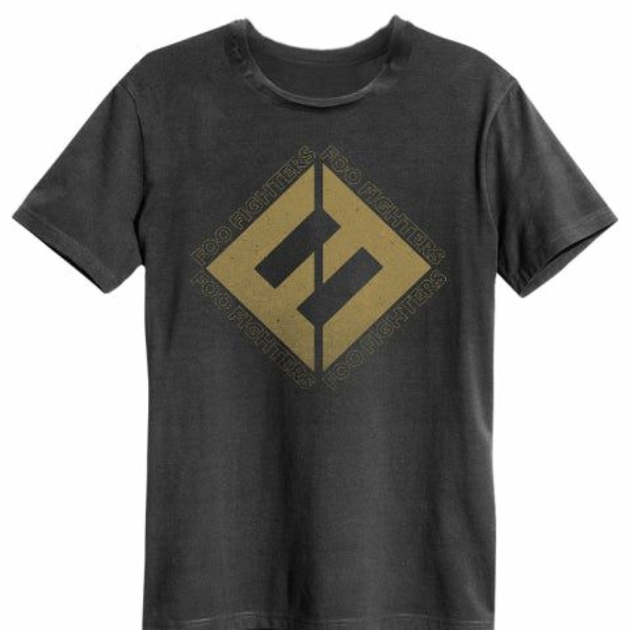 Men'S T-Shirts * | Fashion Foo Fighters T-Shirt Concrete And Gold