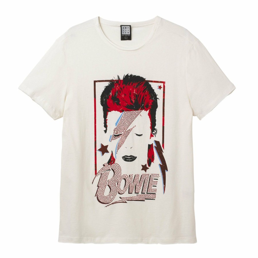 Men'S T-Shirts * | Sale Online David Bowie T Shirt Aladdin Sane Diamante