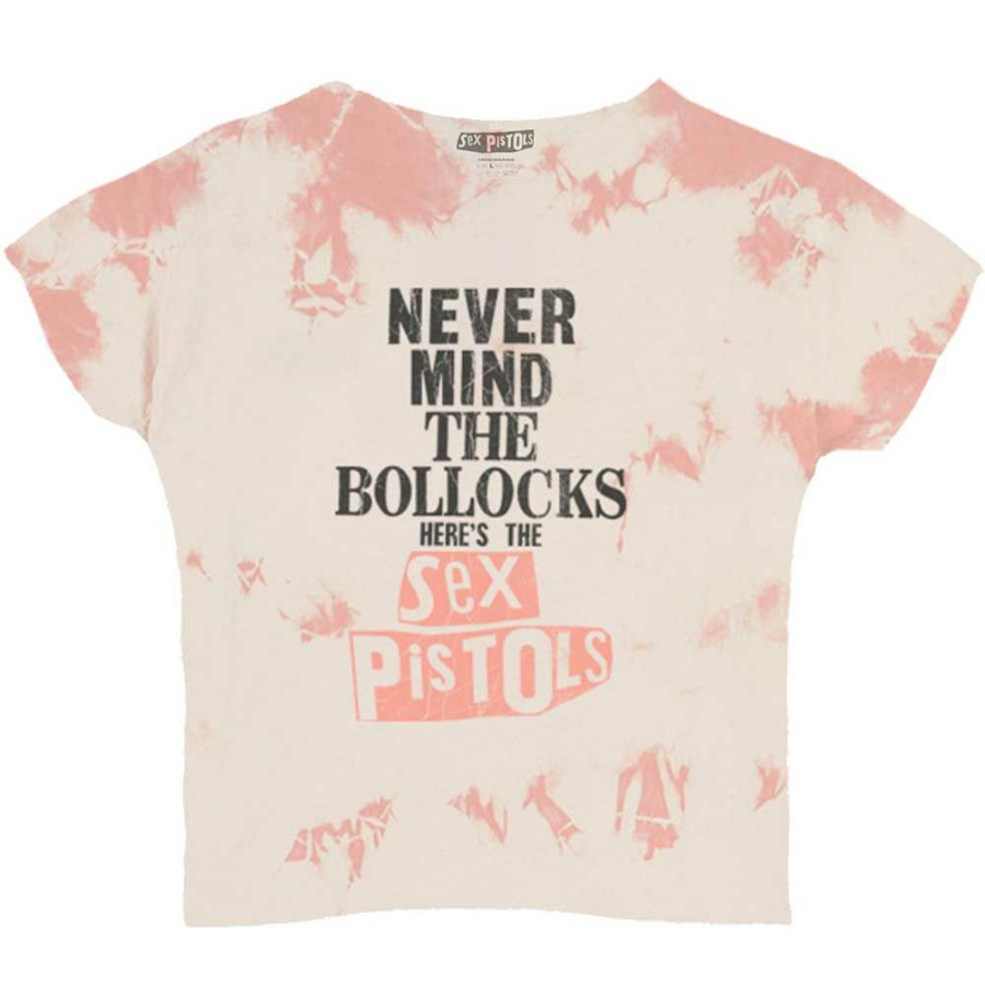 Ladies T-Shirts * | Discount Sale Sex Pistols Crop Top Never Mind The Bollocks