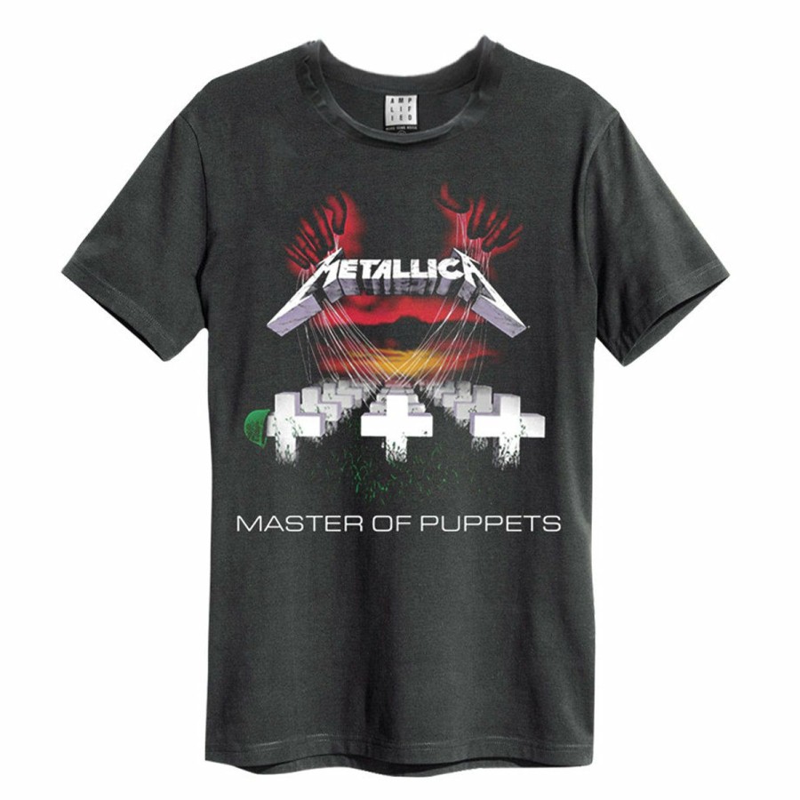 Men'S T-Shirts * | Online Discount Metallica T-Shirt Master Of Puppets, Charcoal