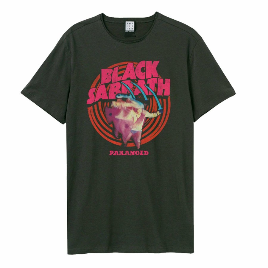 Men'S T-Shirts * | Hot Selling Black Sabbath T Shirt Paranoid