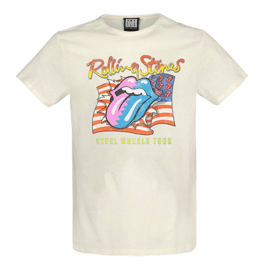 Men'S T-Shirts * | Exclusive Design Rolling Stones T-Shirt Steel Wheels