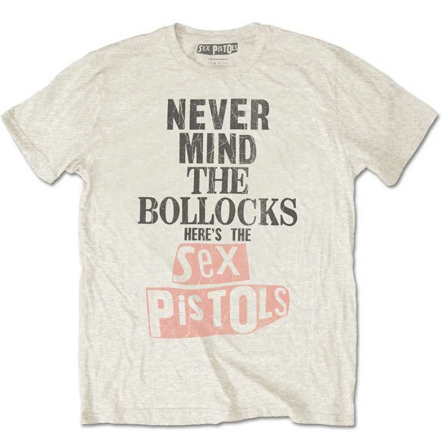 Men'S T-Shirts * | Large Choice Sex Pistols T-Shirt Never Mind The Bollocks