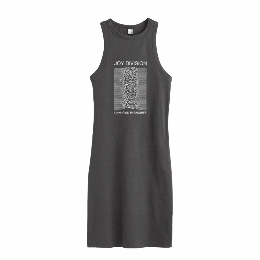 Ladies T-Shirts * | Discount Sale Joy Division Fitted Dress Unknown Pleasures