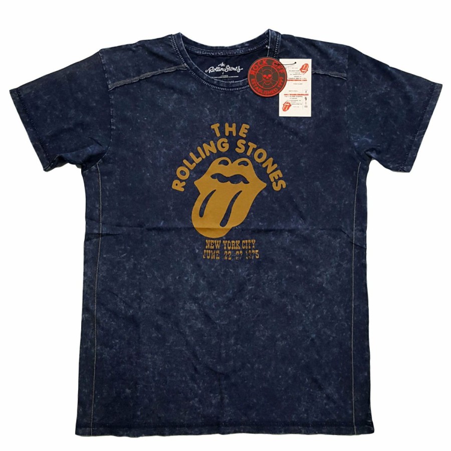 Men'S T-Shirts * | Quality Guarantee Rolling Stones T-Shirt Nyc '75