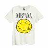 Men'S T-Shirts * | Clearance Sale Nirvana T-Shirt Worn Out Smiley