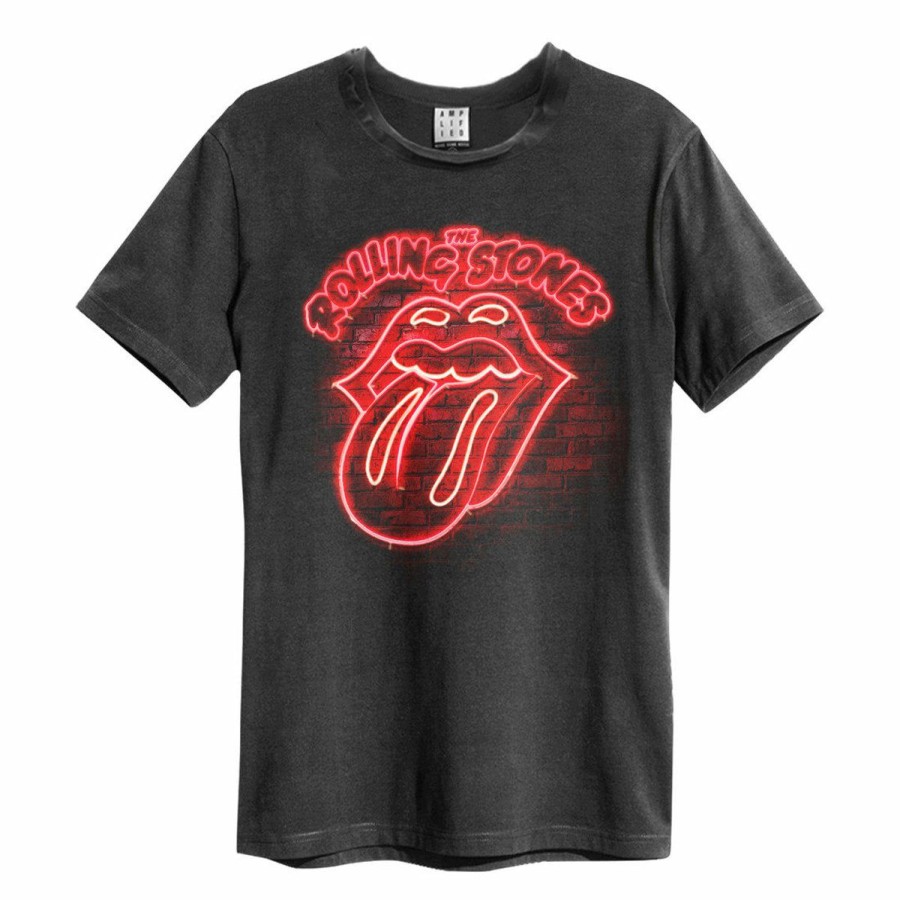 Men'S T-Shirts * | Bargain Sale Rolling Stones T-Shirt Neon