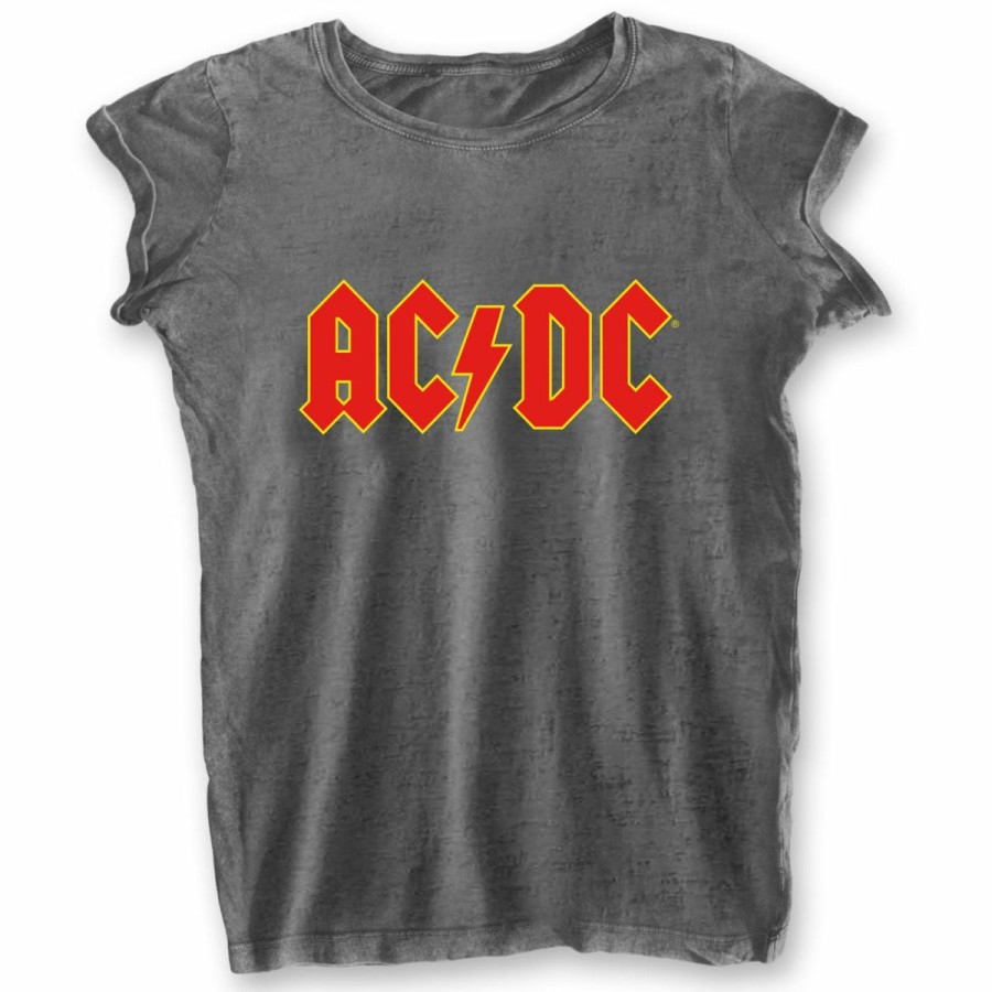 Men'S T-Shirts * | Cut Price Women'S Ac/Dc T-Shirt , Logo