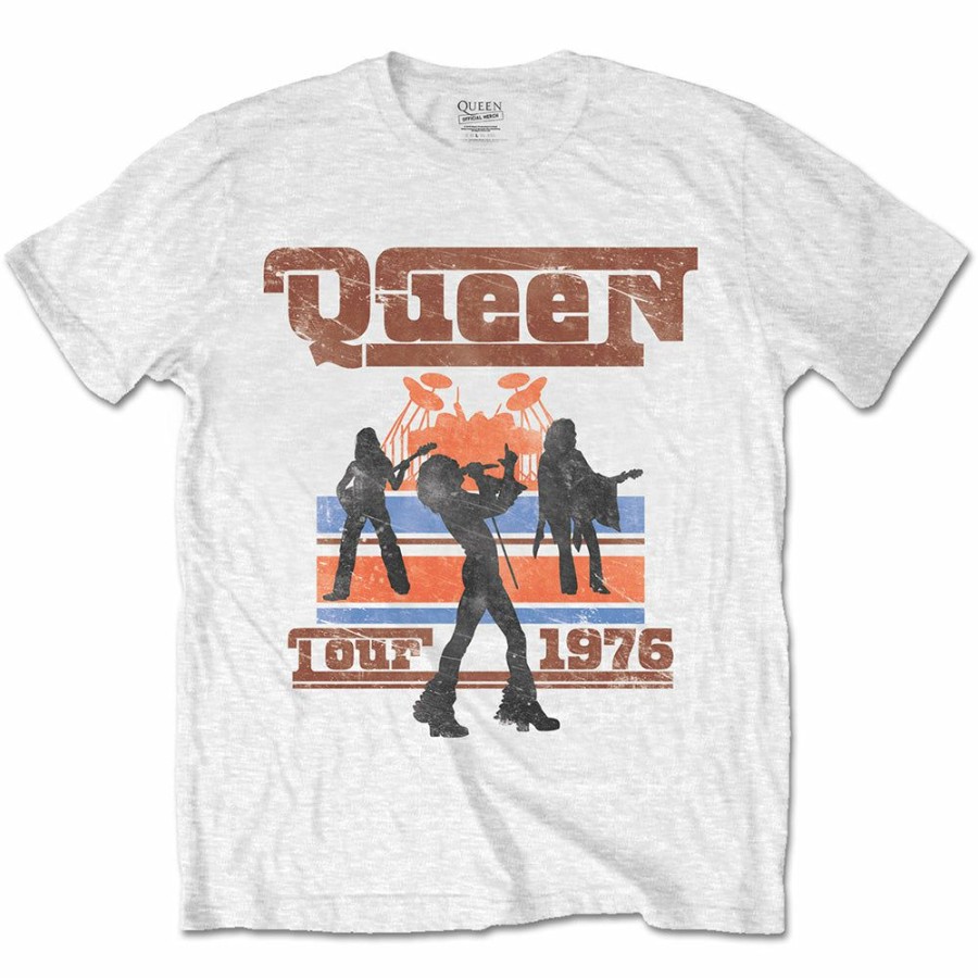 Men'S T-Shirts * | Exclusive Design Queen T-Shirt 1976 Tour Silhouettes