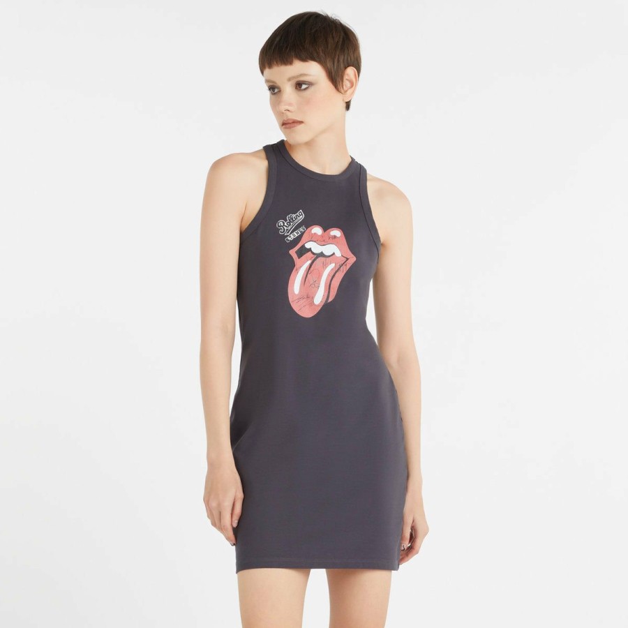 Ladies T-Shirts * | Top Selling The Rolling Stones Fitted Dress Autograph