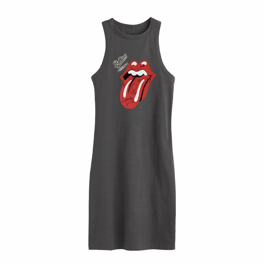 Ladies T-Shirts * | Top Selling The Rolling Stones Fitted Dress Autograph