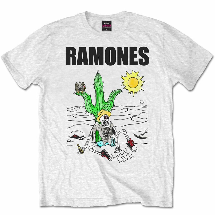 Men'S T-Shirts * | Clearance Sale Ramones T-Shirt Loco Live