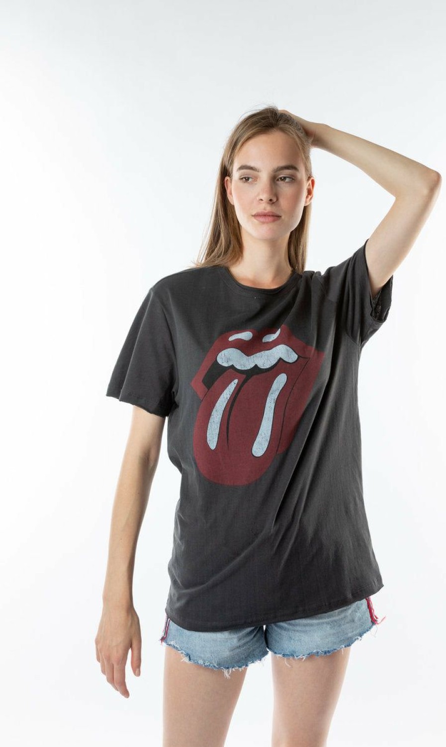 Men'S T-Shirts * | Cut Price The Rolling Stones T-Shirt Tongue Era