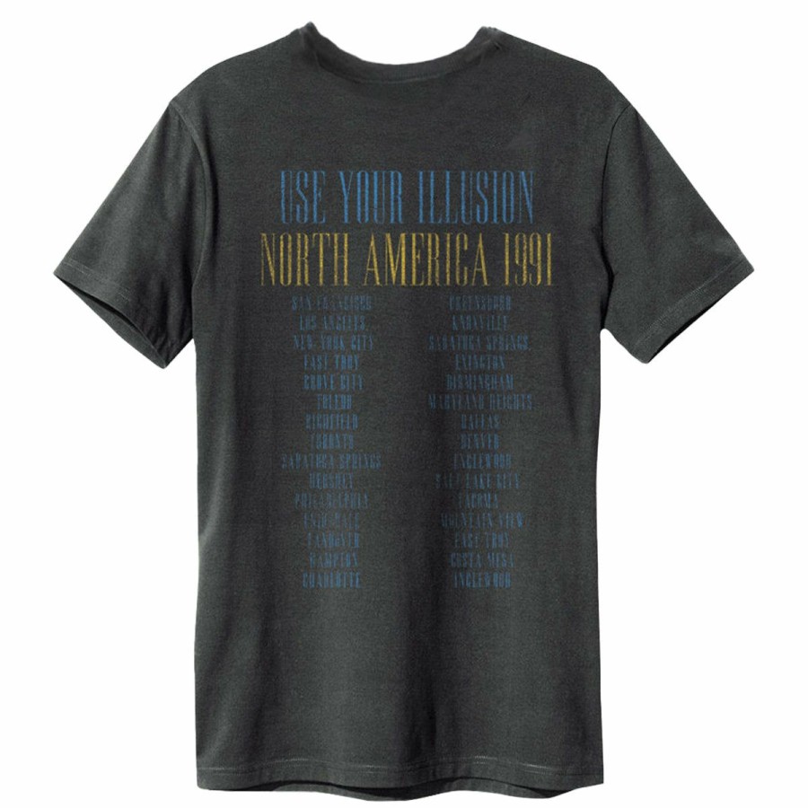 Men'S T-Shirts * | Top Selling Guns N' Roses T-Shirt Use Your Illusion Tour