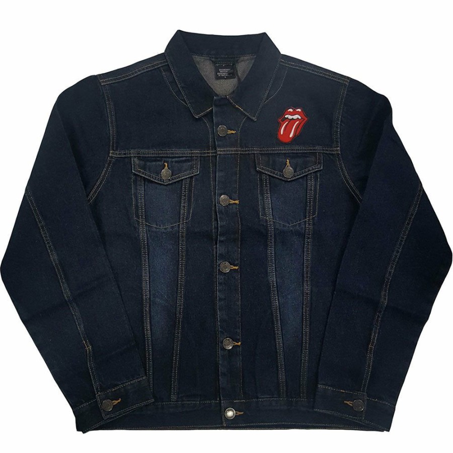 Men'S T-Shirts * | Exclusive Design The Rolling Stones Unisex Denim Jacket