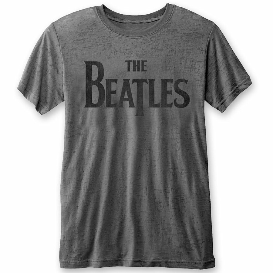 Men'S T-Shirts * | Large Choice The Beatles T-Shirt Drop T Logo