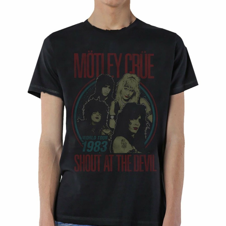 Men'S T-Shirts * | Gift Selection Motley Crue T-Shirt Shout At The Devil