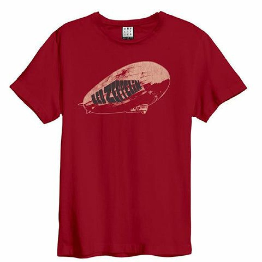 Men'S T-Shirts * | Sale Online Led Zeppelin T-Shirt Retro Blimp