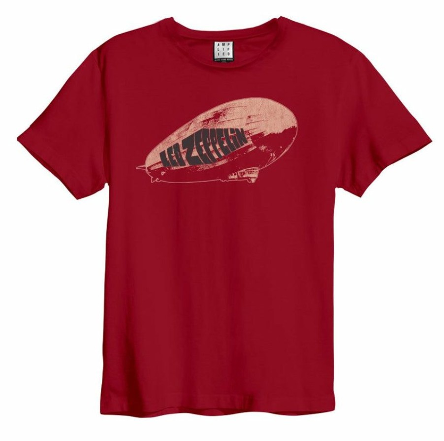 Men'S T-Shirts * | Sale Online Led Zeppelin T-Shirt Retro Blimp