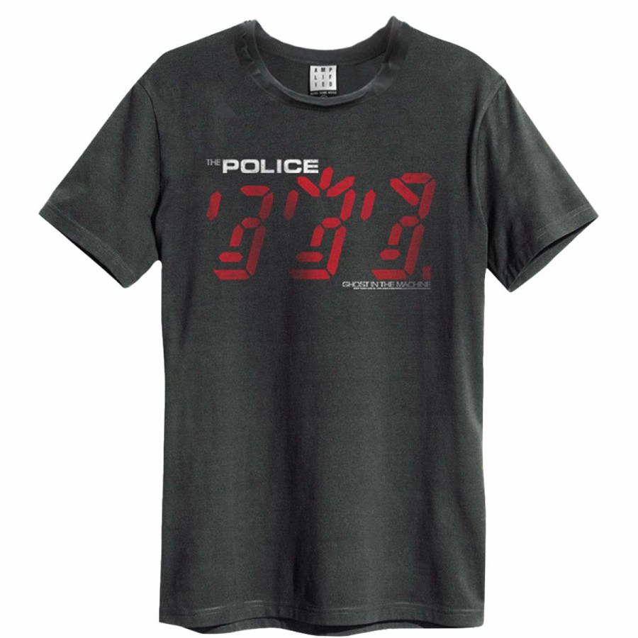 Men'S T-Shirts * | Cheaper The Police Men'S T-Shirt Ghost Machine