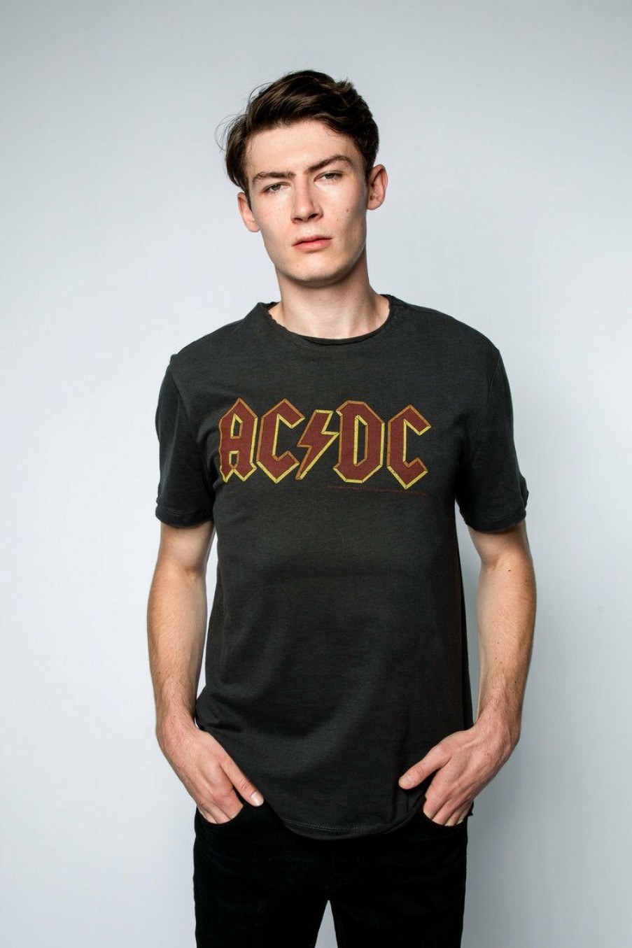 Men'S T-Shirts * | Cut Price Ac/Dc T-Shirt Logo