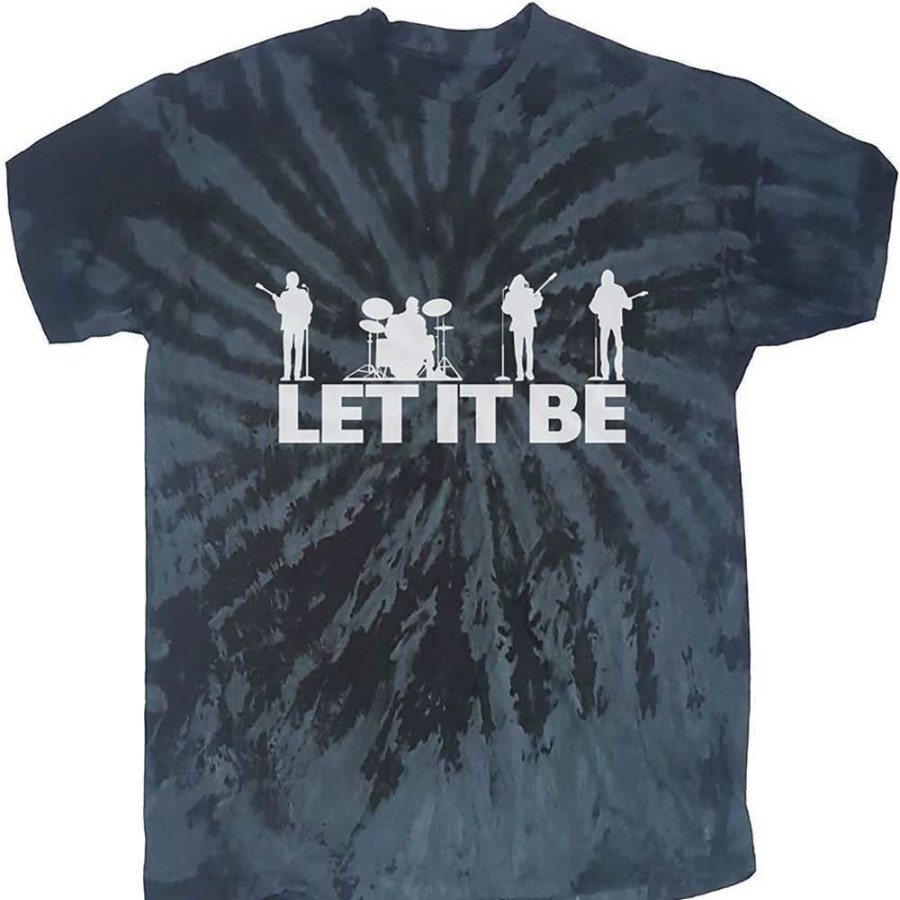 Men'S T-Shirts * | Quality Guarantee The Beatles T-Shirt- Let It Be Snow Wash