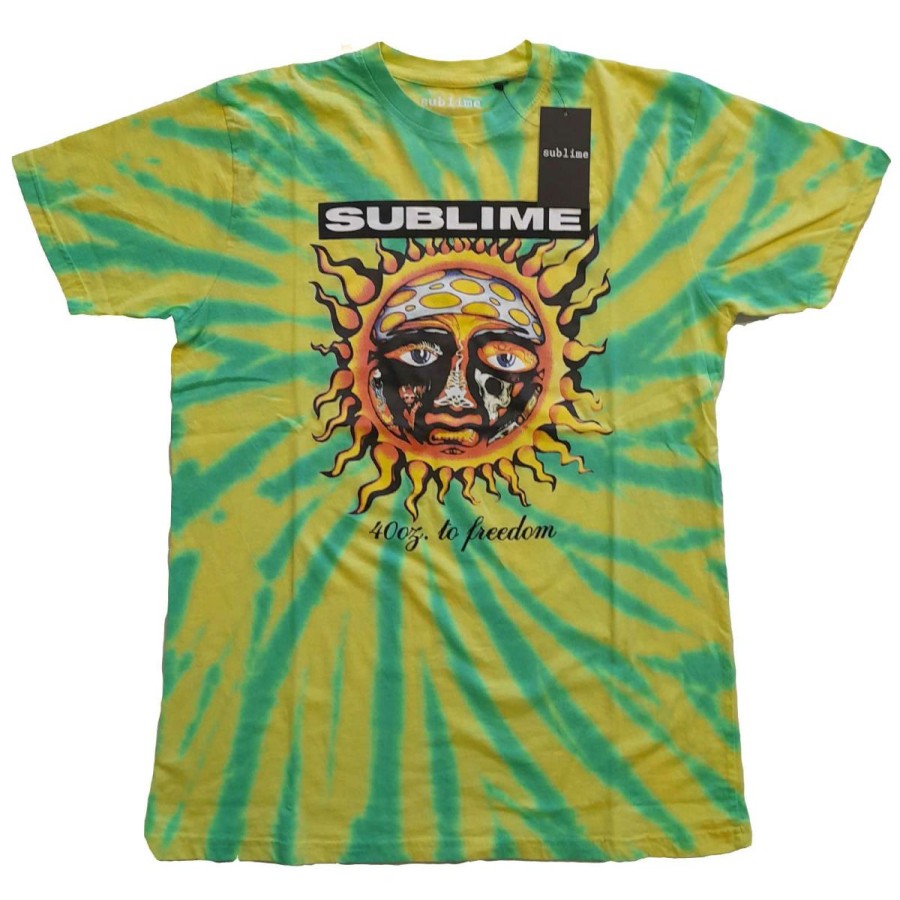 Men'S T-Shirts * | Hot Selling Sublime T-Shirt 40Oz To Freedom