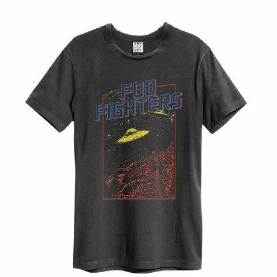 Men'S T-Shirts * | Fire Sale Foo Fighters T-Shirt Flying Saucers