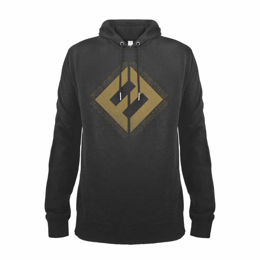 Men'S T-Shirts * | Discount Sale Foo Fighters Hoodie Concrete & Gold