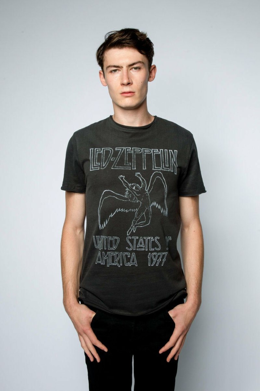 Men'S T-Shirts * | Cut Price Led Zeppelin T-Shirt Usa '77