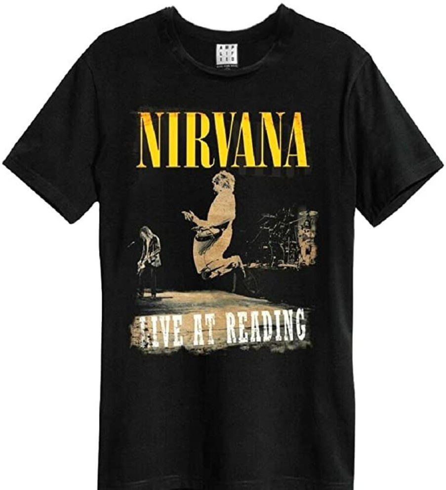 Men'S T-Shirts * | Top Selling Nirvana T-Shirt Live At Reading