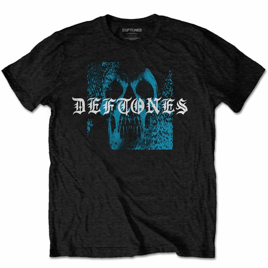 Men'S T-Shirts * | New Arrivals Deftones Unisex T-Shirt Static Skull