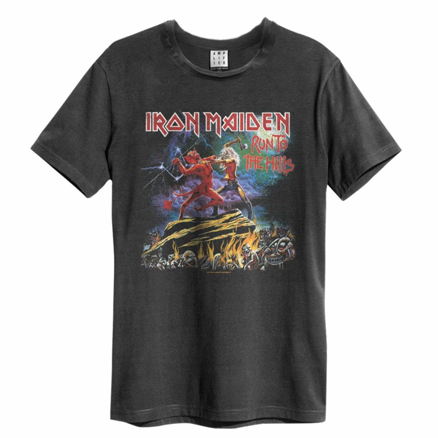 Men'S T-Shirts * | Fashion Iron Maiden T Shirt Run To The Hills