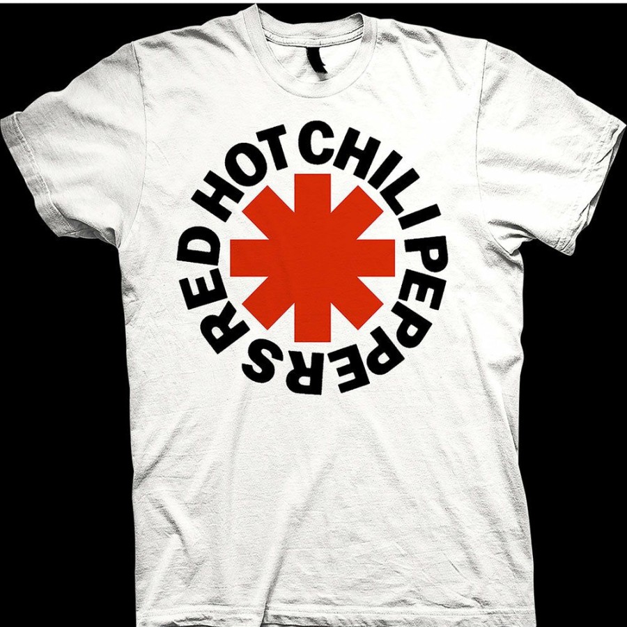 Men'S T-Shirts * | Quality Guarantee Red Hot Chili Peppers T-Shirt Red Asterisk