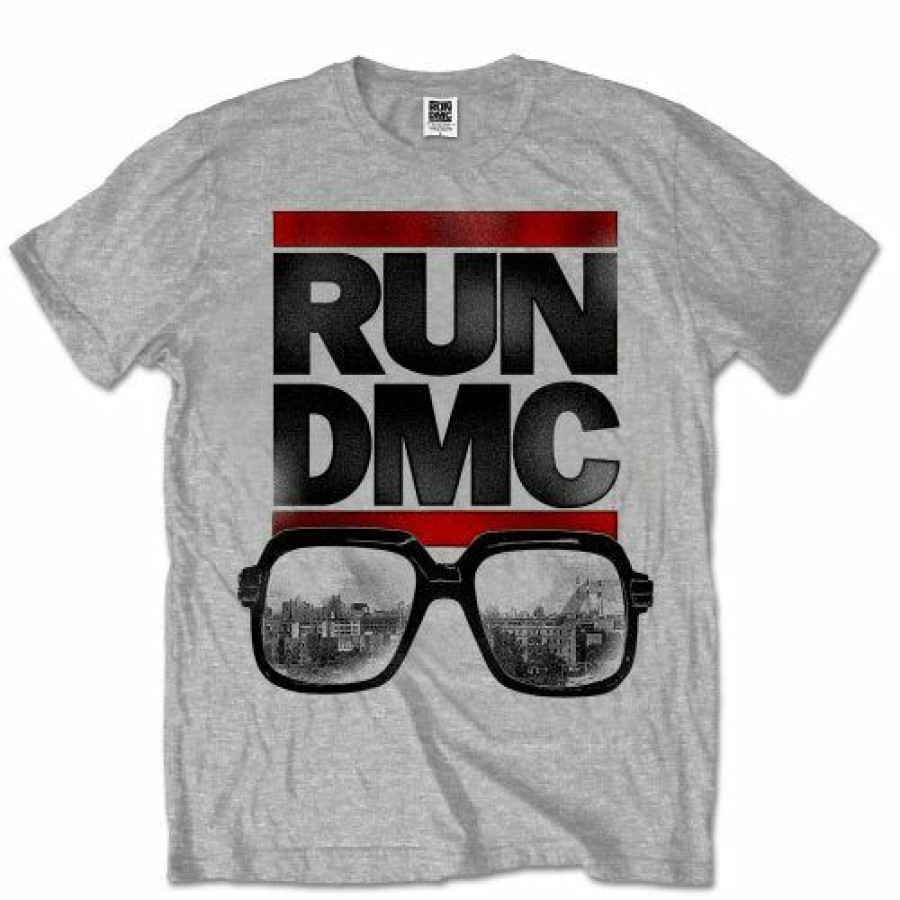 Men'S T-Shirts * | Cheaper Run Dmc T-Shirt Glasses Nyc