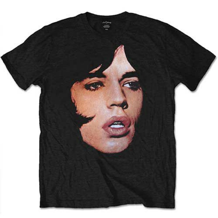 Men'S T-Shirts * | Large Choice Rolling Stones T-Shirt Mick Portrait