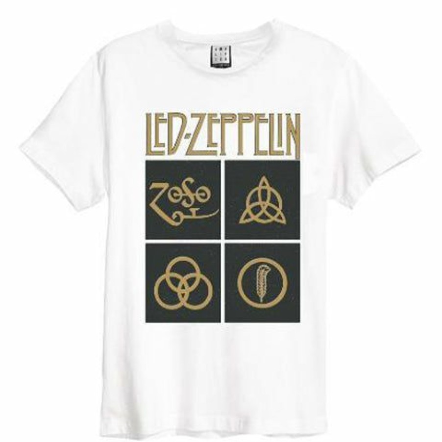 Men'S T-Shirts * | Online Discount Led Zeppelin T-Shirt Symbols