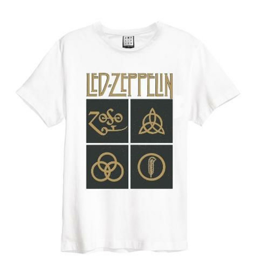 Men'S T-Shirts * | Online Discount Led Zeppelin T-Shirt Symbols